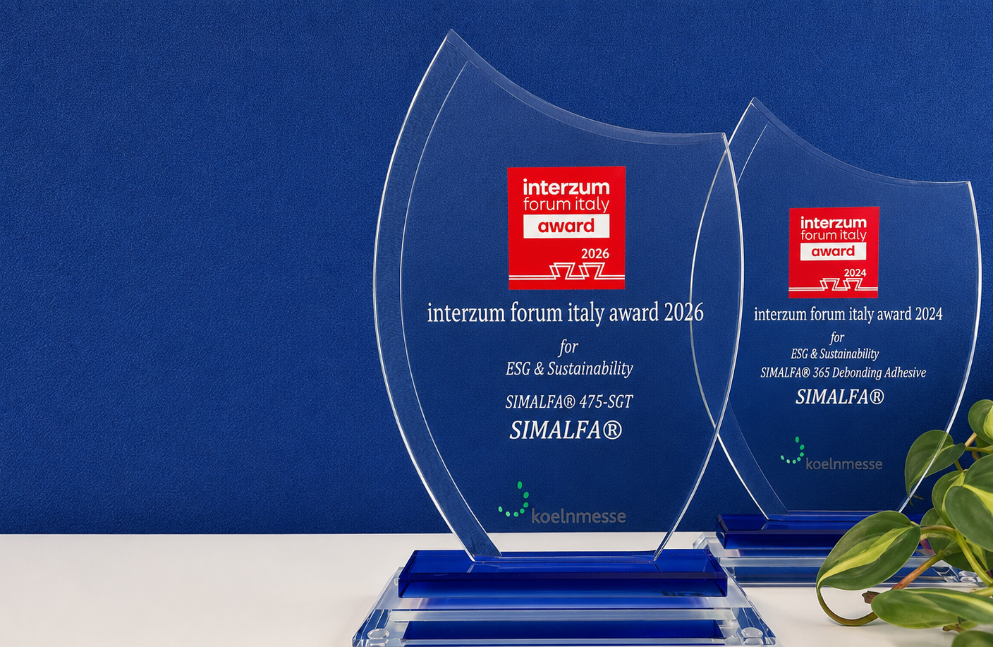 SIMALFA® 荣获 2024 与 2026 年 interzum forum italy Award