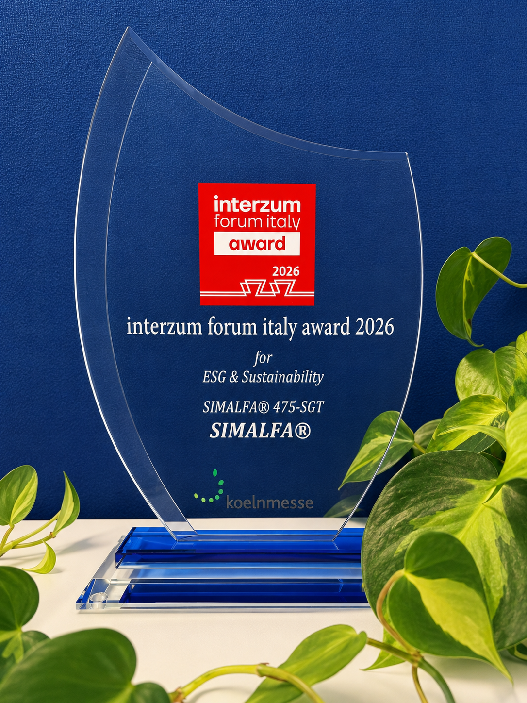肖像 1 SIMALFA® 475-SGT 荣获 2026 年 interzum forum italy 奖项